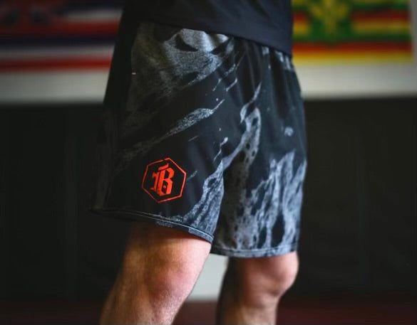 Men's Black Ranked 'Be Water' Training Shorts