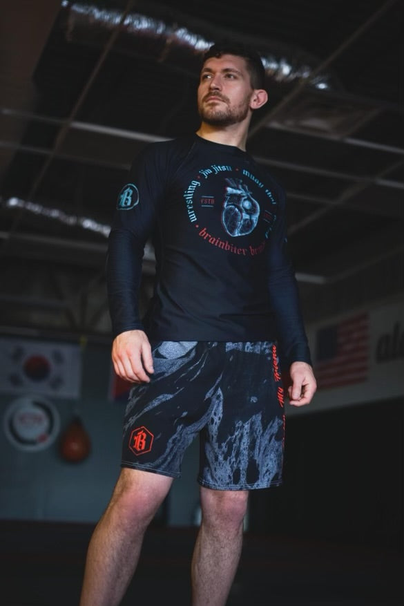 Men's Black Ranked 'Be Water' Training Shorts