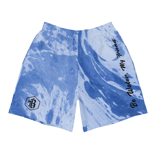 Men's Blue Ranked 'Be Water' Training Shorts