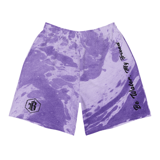 Men's Purple Ranked 'Be Water' Training Shorts