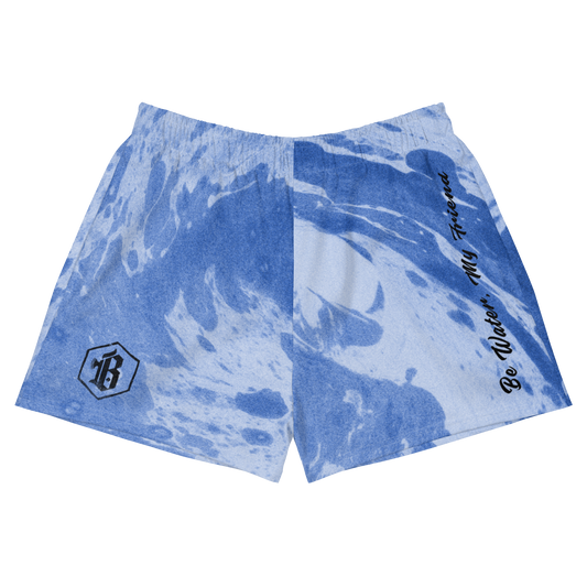 Women’s Blue Ranked 'Be Water' Training Shorts