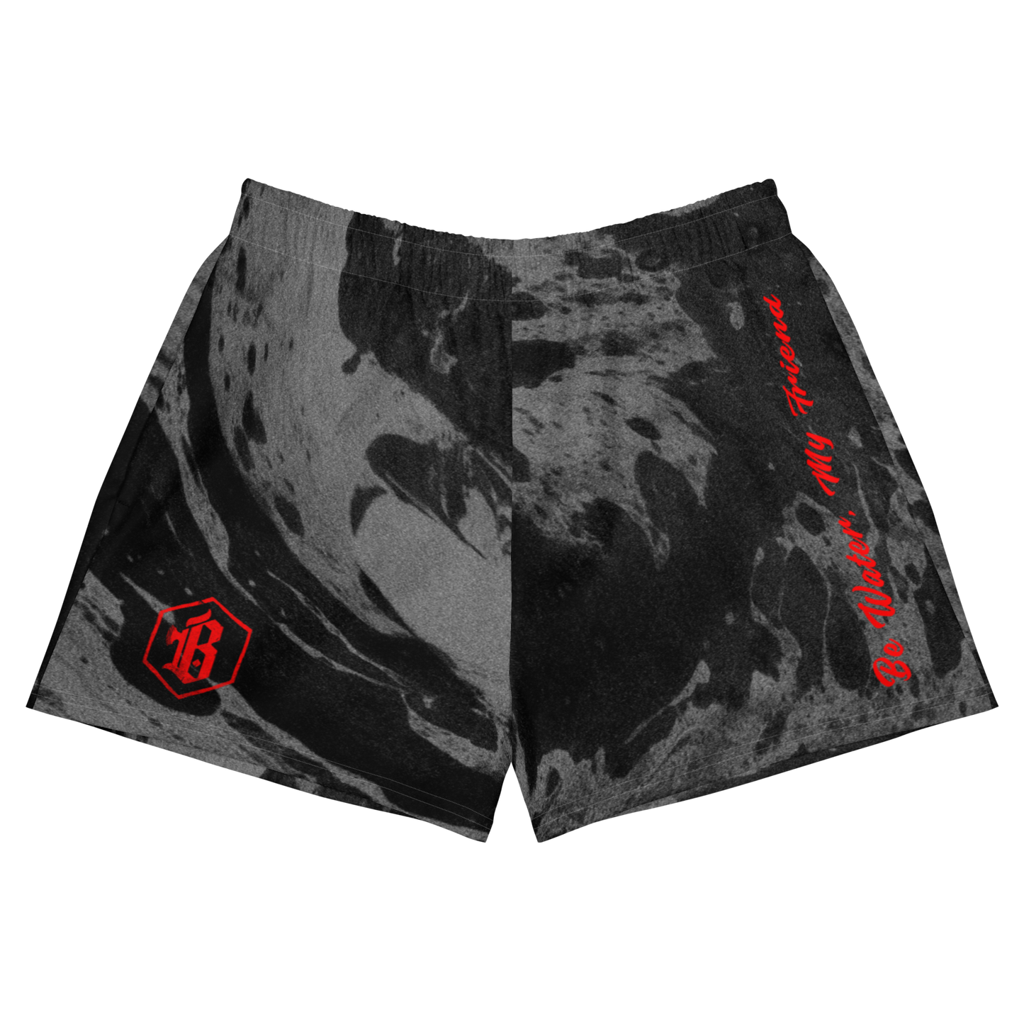 Women’s Black Ranked 'Be Water' Training Shorts