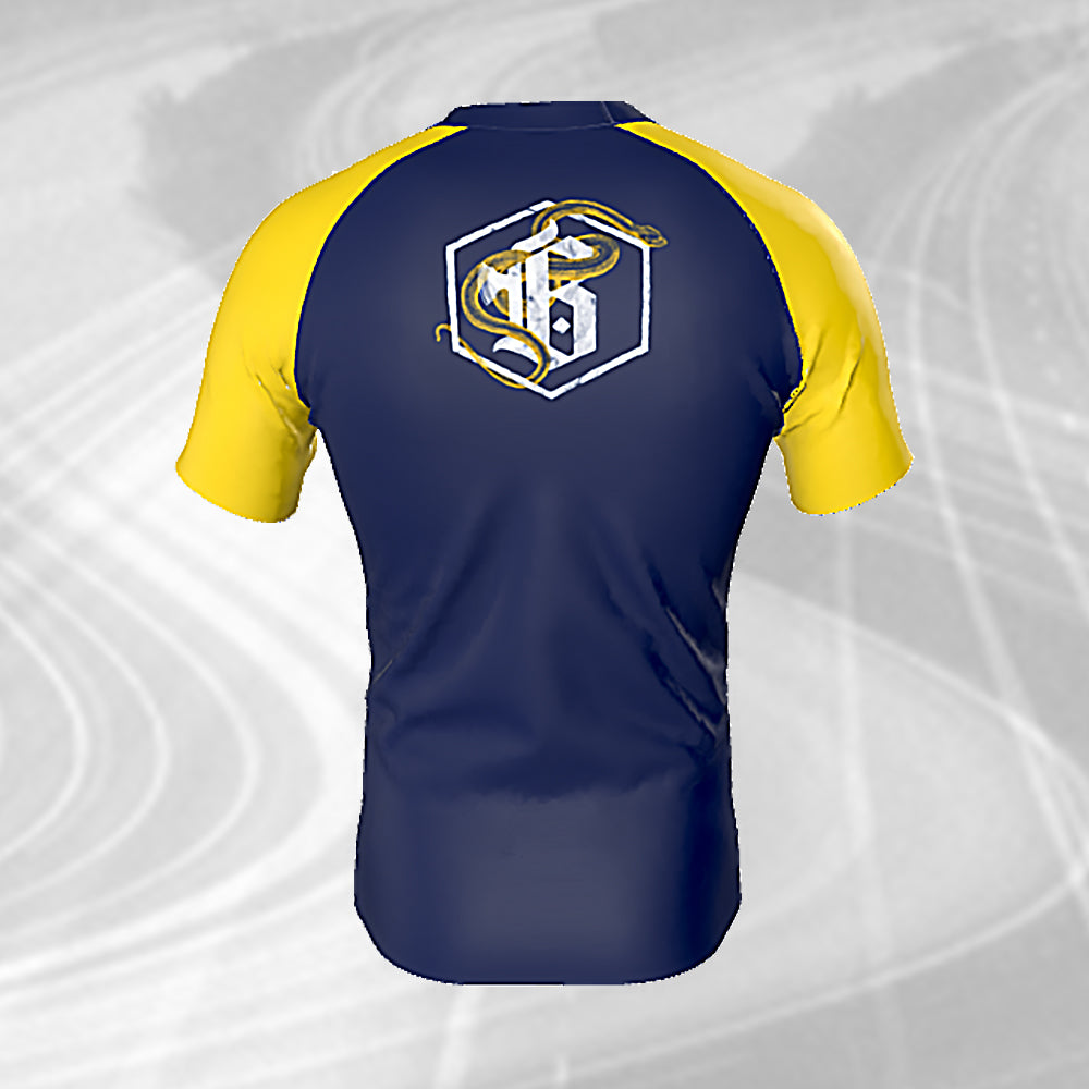 Golden Serpent Short Sleeve Rash Guard