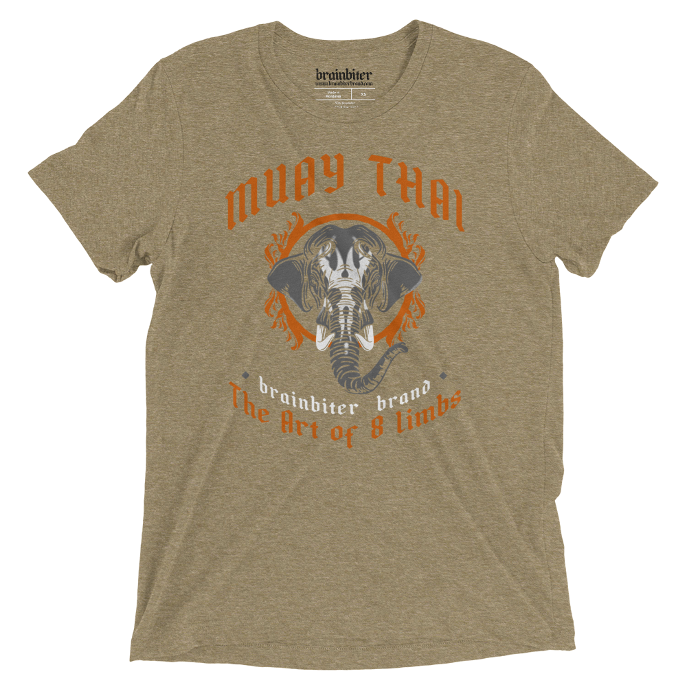 Muay Thai 2.0 War Elephant Tee - Olive