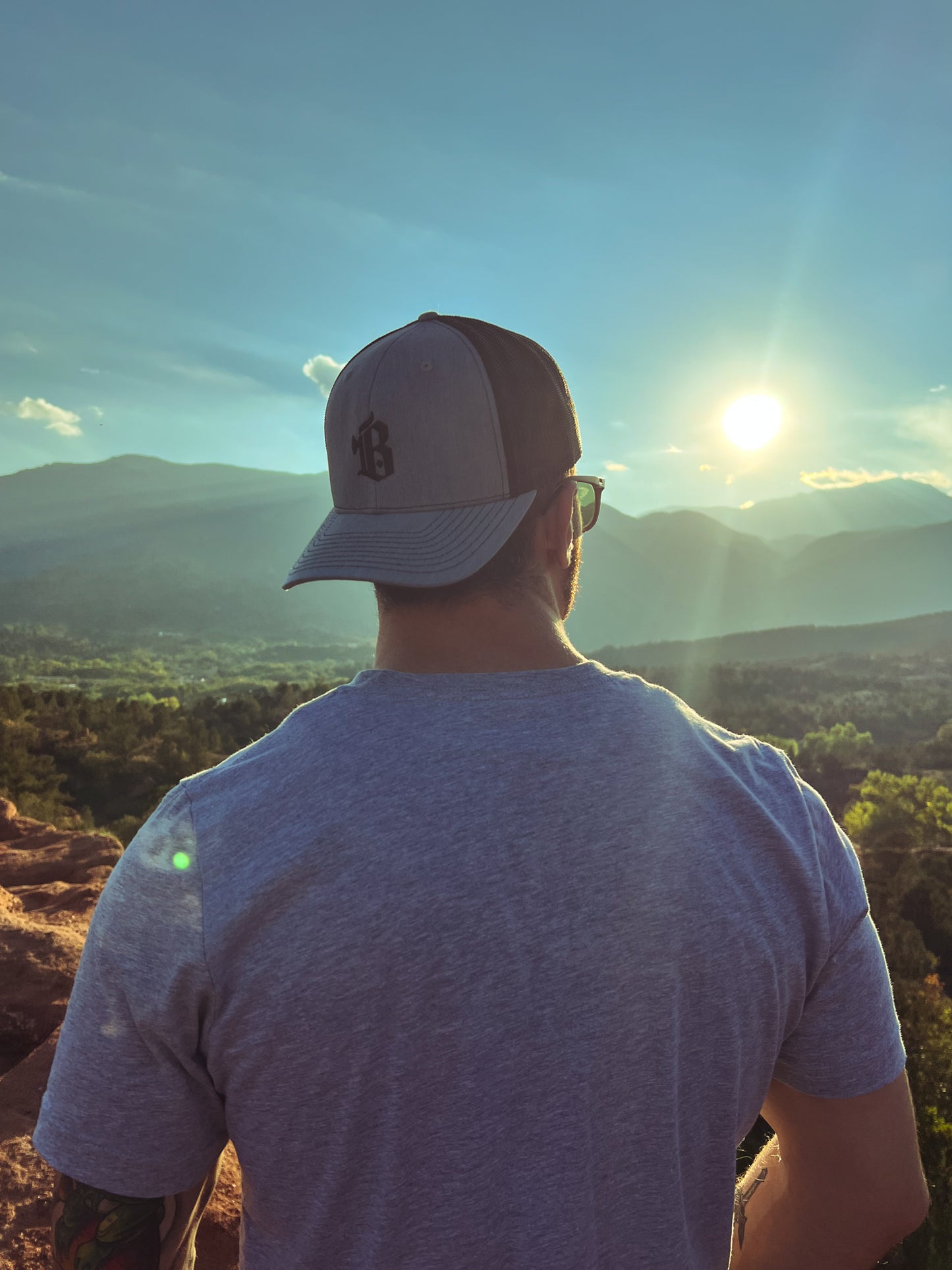 Embroidered Logo Trucker Cap