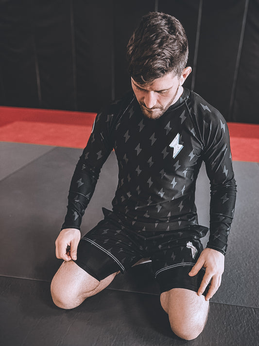 'High Voltage' Men's LS Rash Guard