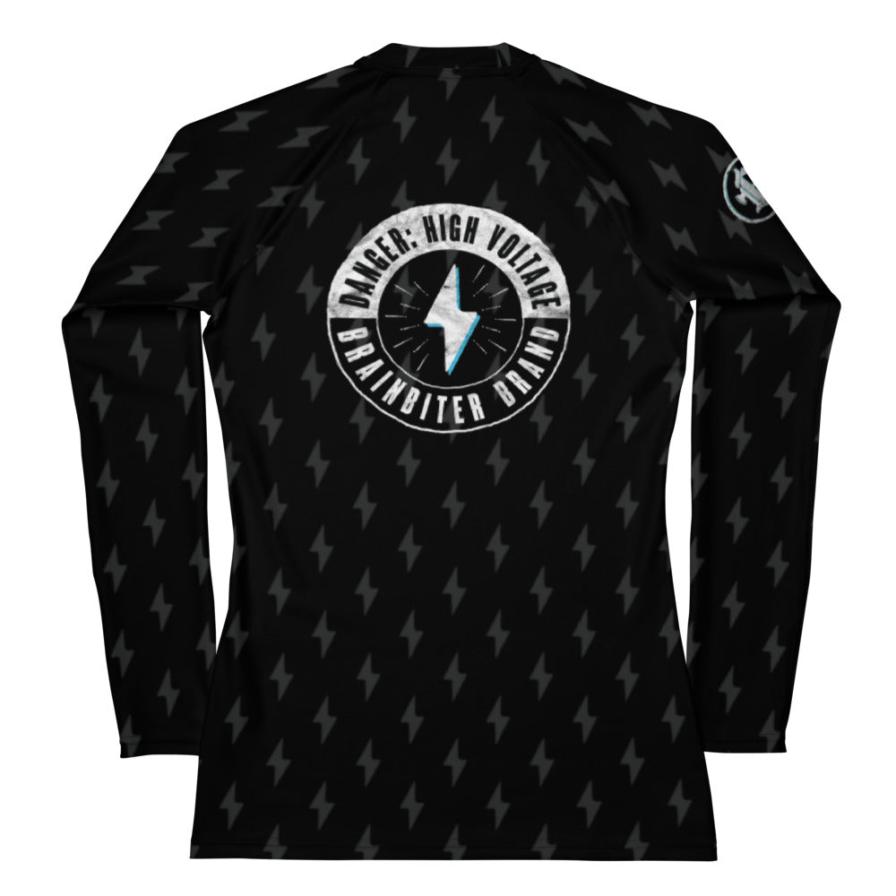 'High Voltage' Women's LS Rash Guard