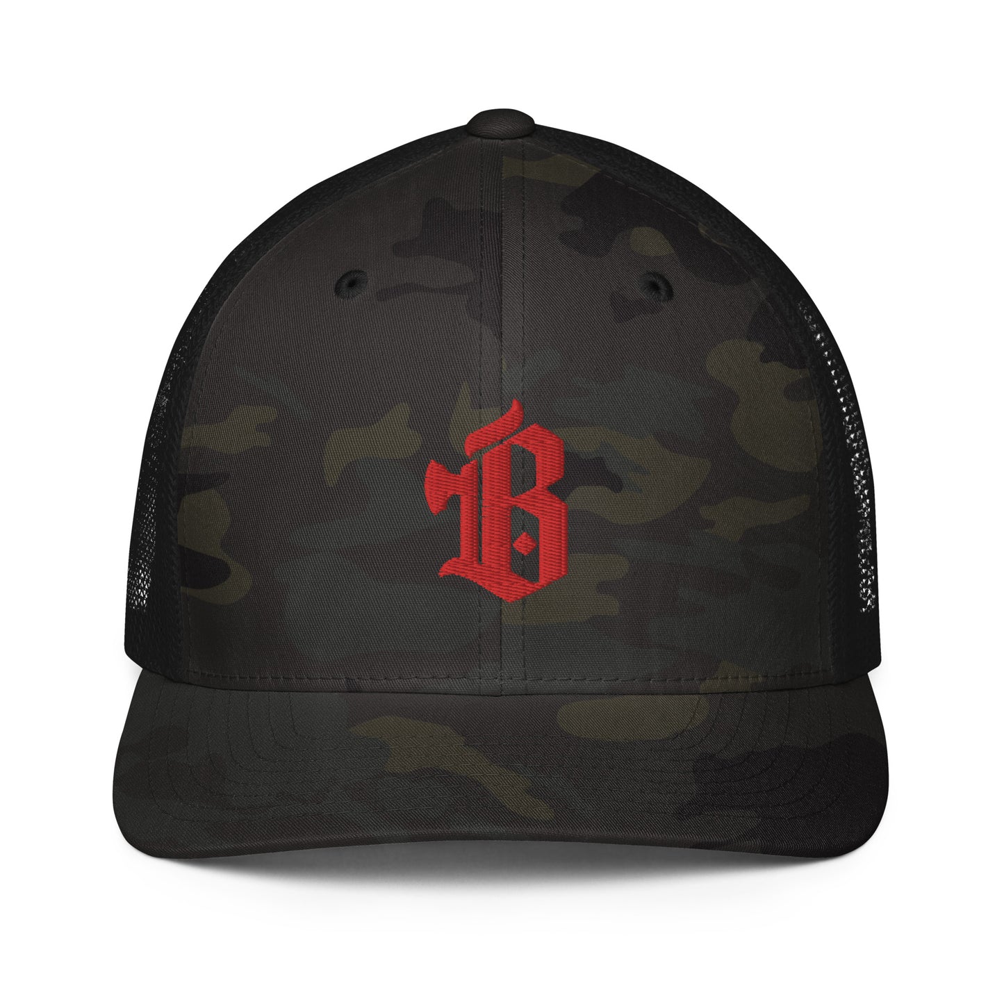 Red Logo Trucker Cap