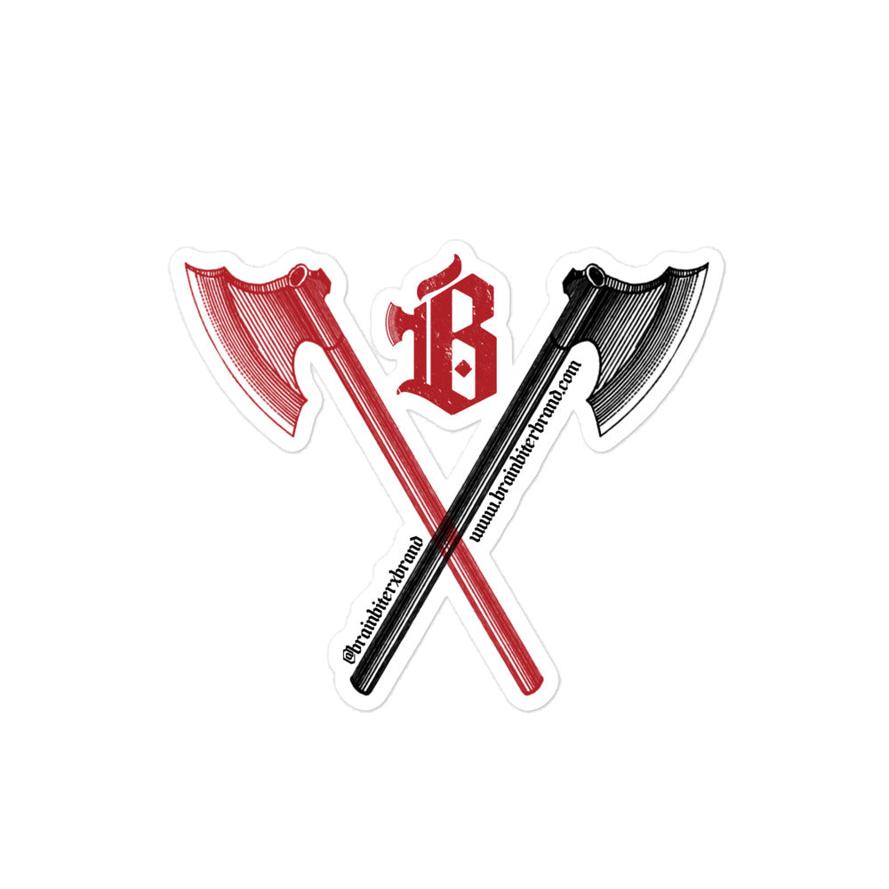 Battle Axes Sticker